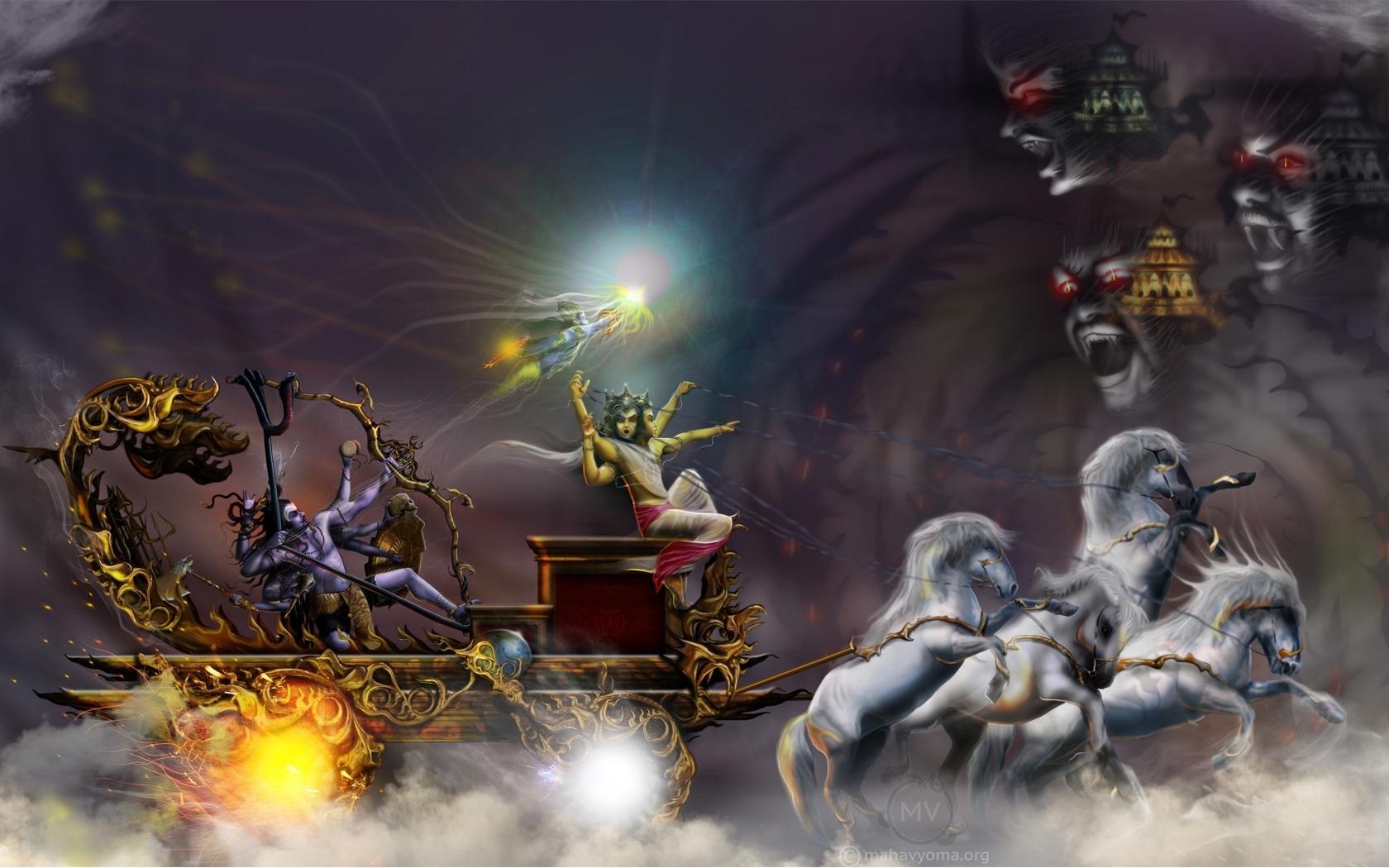 Lord Shiva Tripurasura